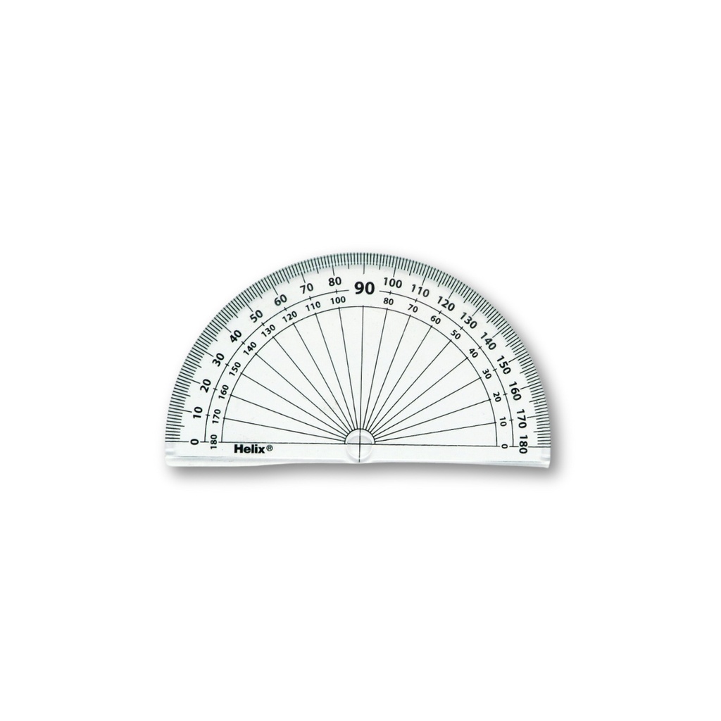 Helix Oxford Protractor 10cm/180