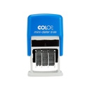Colop mini dater 4mm with pad blue 