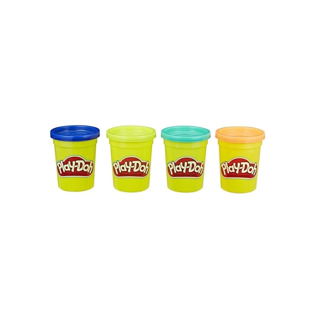 Play-Doh Wild Color Pack Of 4, 448 Grams