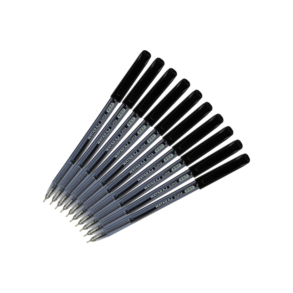 Nataraj Ball Pen Super Fine 0.7 Black 50pec,BOX