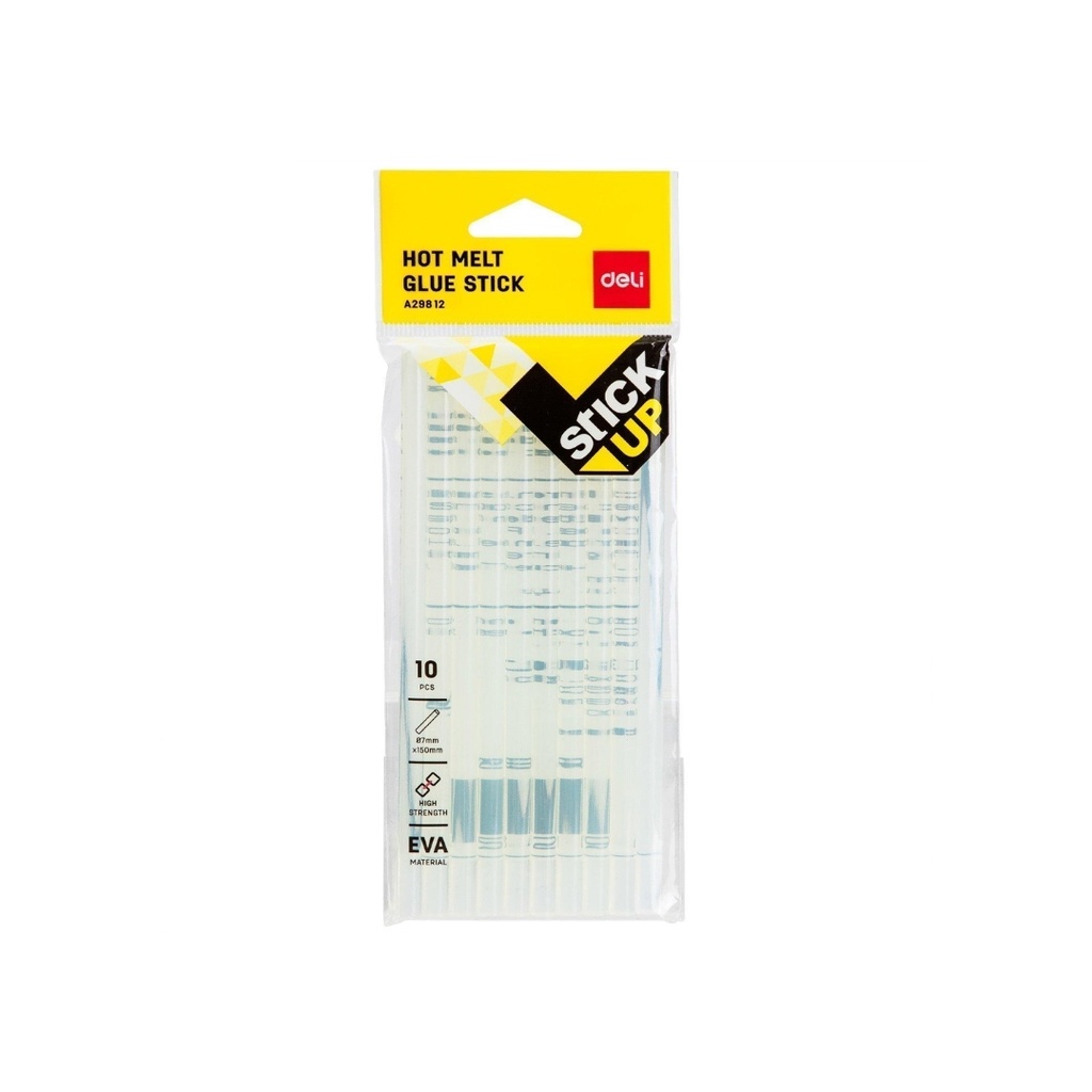 Hot Melt Glue Stick A29812 Deli 10Pcs 1PKT
