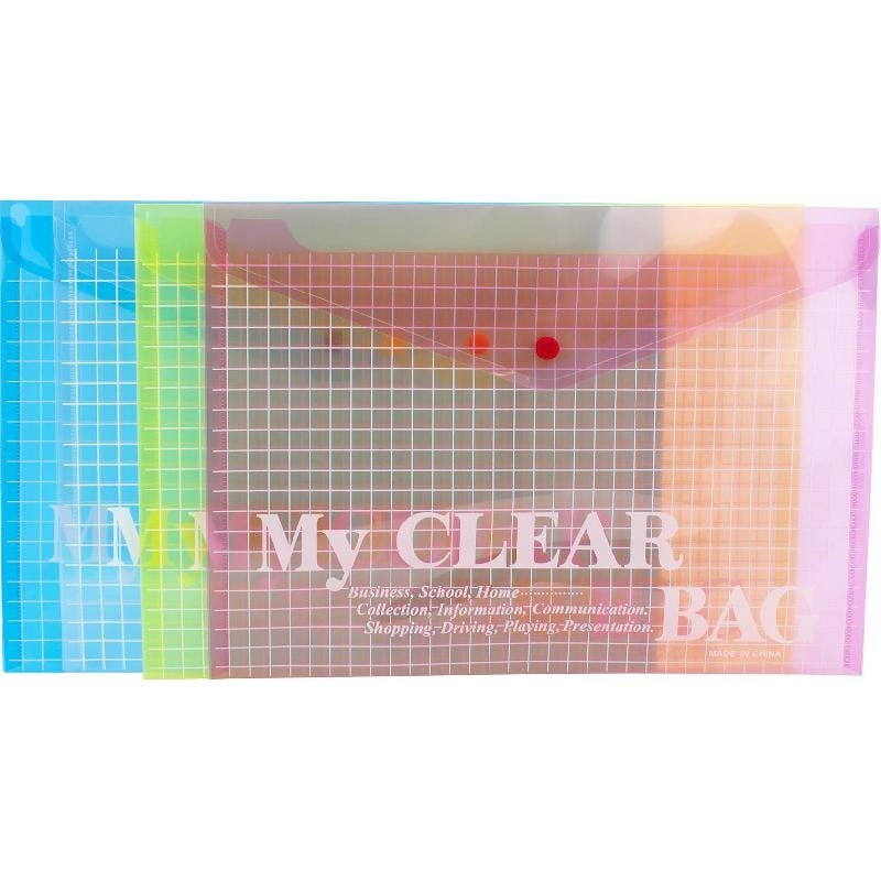 SADAF My Clear Bag File Folder A4  No.SDF209F 18MIC 