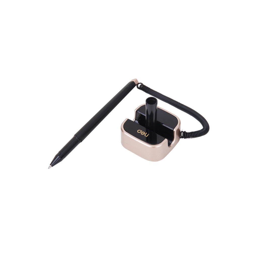 Deli- Desk Pen Stand Black 0.7mm 