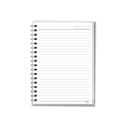 UniBook - Notebook Spiral Single line 60sh H/C A5