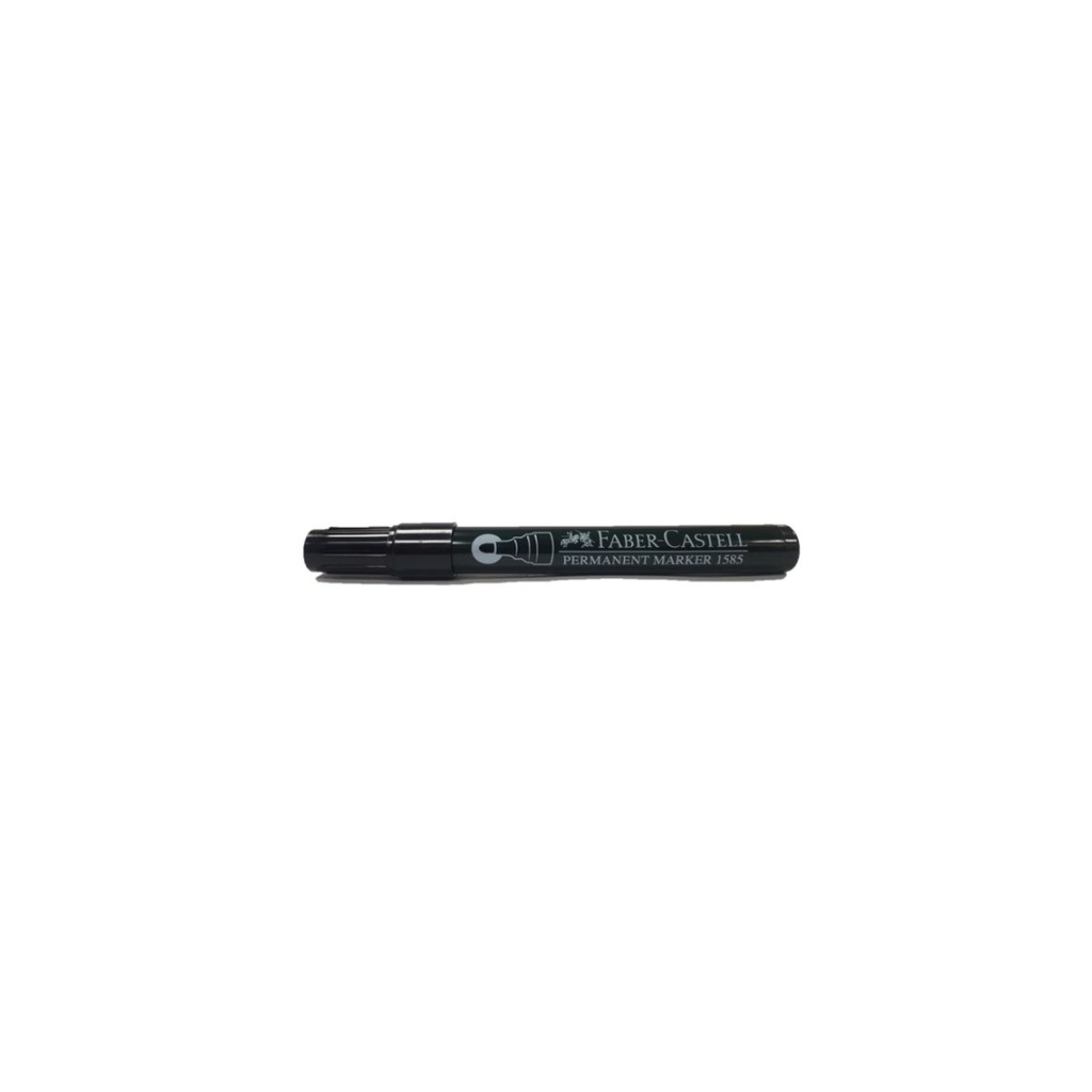 Faber-castell Permanent Marker Round Tip Black 1585 