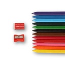 FABER-CASTEL 12 GRIP Erasable Crayone