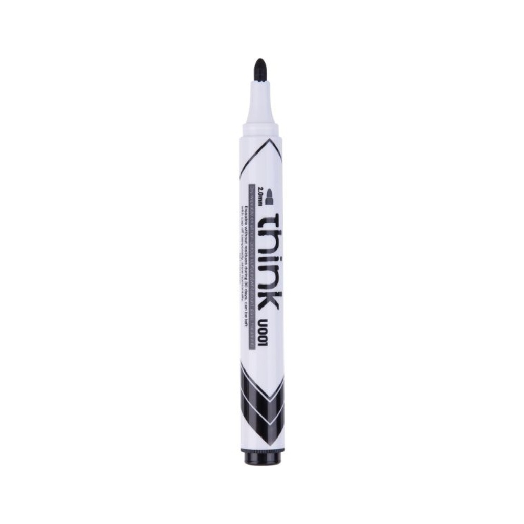DELI,WhiteBoard Marker Pen Black Bullet No.U00120 1pc