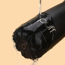 Puff Bottle Widemouth Matte Black 500ML