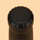 Puff Bottle Widemouth Matte Black 500ML