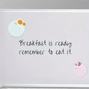 Magnetic Whiteboard A4-20X30cm Set with Marker & 2 Magnets