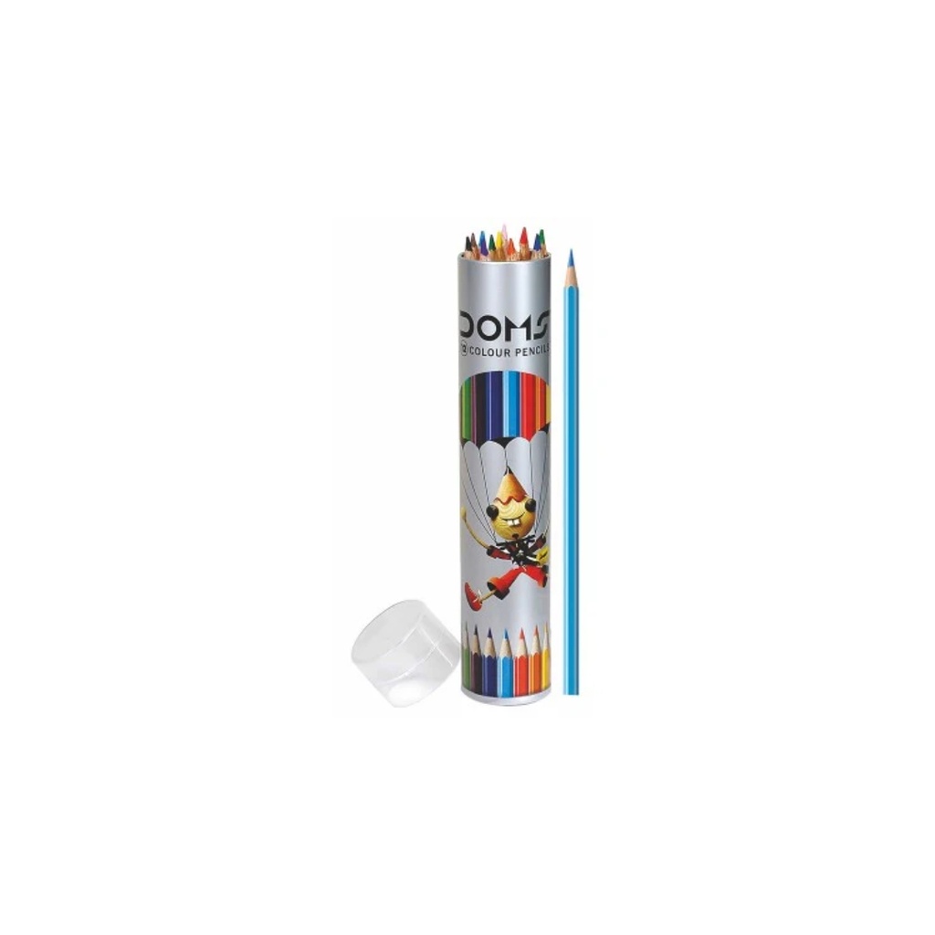 Doms Color Pencils 14 Shades In Tin Box 