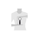 Deli Magnifier Glass: 3x, Black 