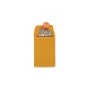 Sadaf envelope brown 4"X3" 80 GSM - 50PCS/PKT