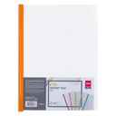 Report Cover Deli Rio Sliding Bar 8mm A4 5538