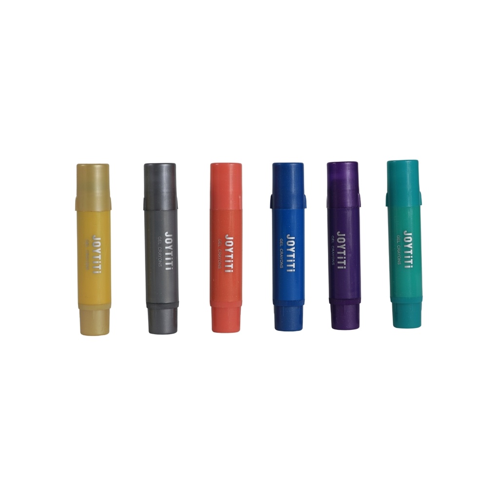 TiTi Metallic Gel Crayons – Pack of 6