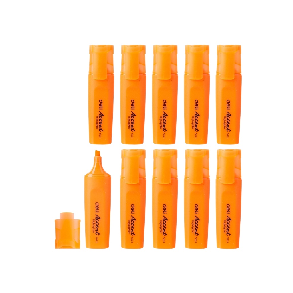 Deli-U35060 Highlighter, Orange, 1-5mm,1 pcs