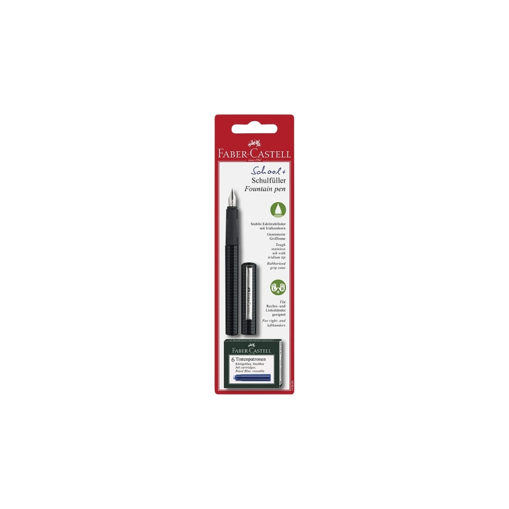 Faber Castell - Fountain Pen + Ink Cartridges NO.FC149809