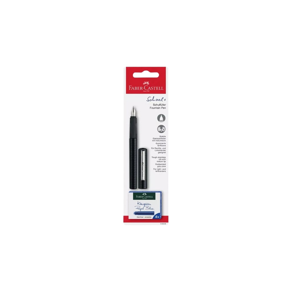 Faber Castell - Fountain Pen + Ink Cartridges NO.FC149809