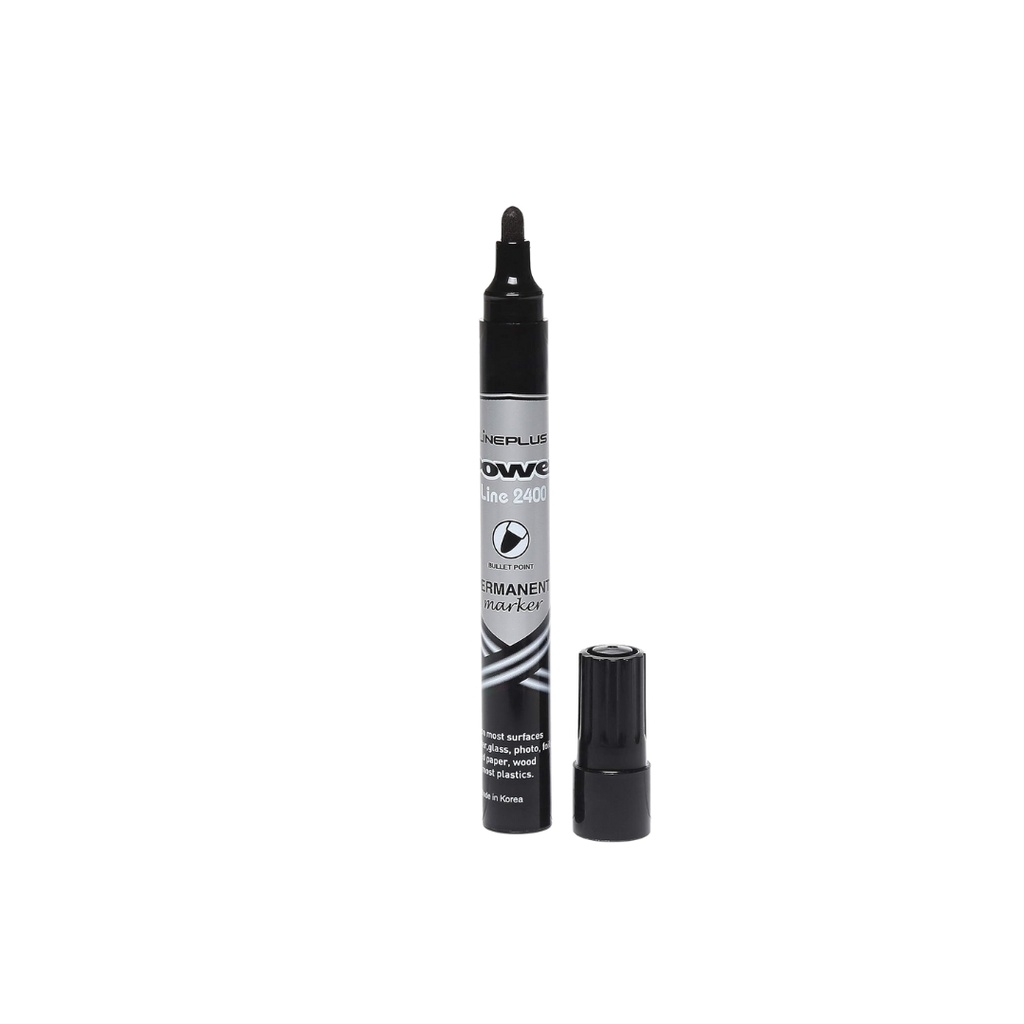LinePlus - Permanent Marker Black 2400B