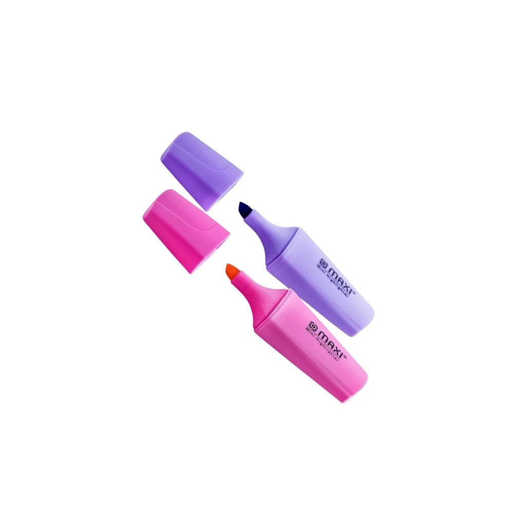 Maxi - Mini Highlighter Pastel Color 4pc