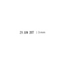 Shiny - Self Ink Dater Stamp