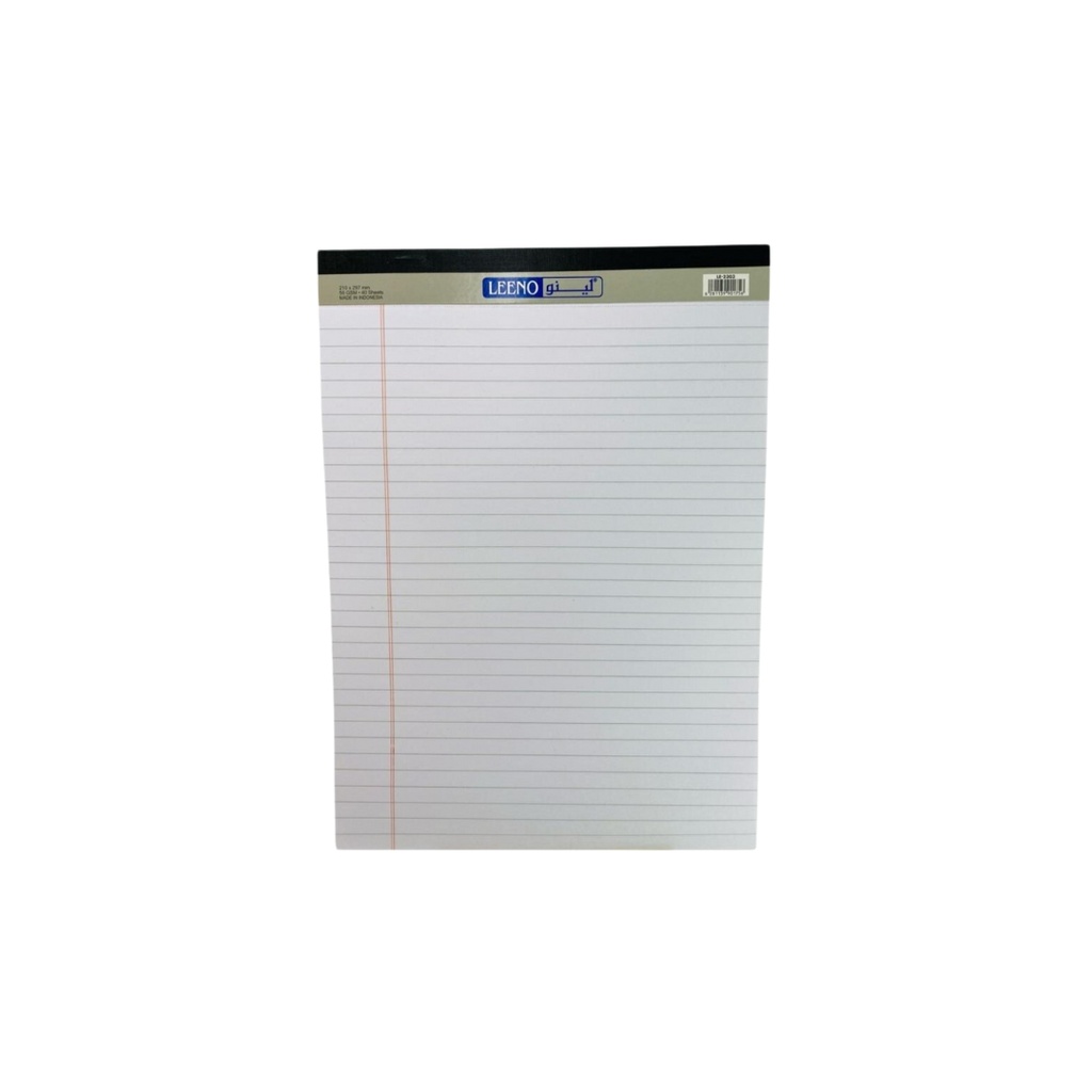 Leeno - A4 Legal Pad White Paper 40Sh