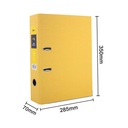 Deli Lever Arch File, Yellow, 70mm, Large