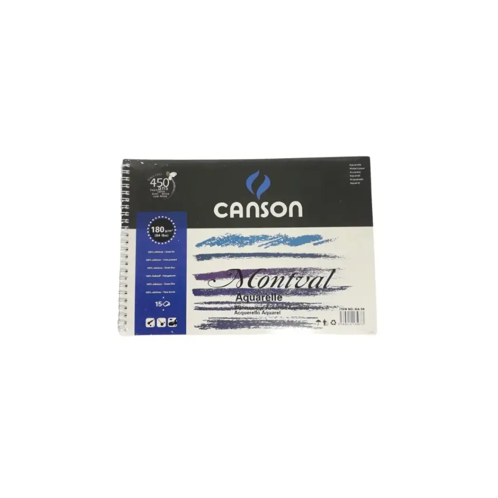 Canson Drawing Book Spiral A3 180GSM NO:HA-96
