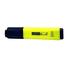 Highlighter Pen Yellow 1Pcs LE-0384