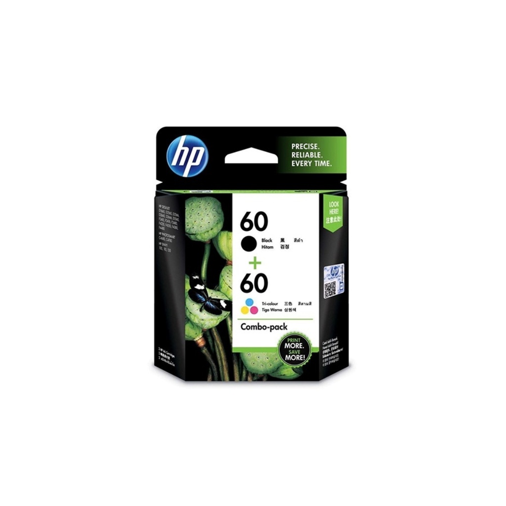 ink hp 60 black&color combo-pack