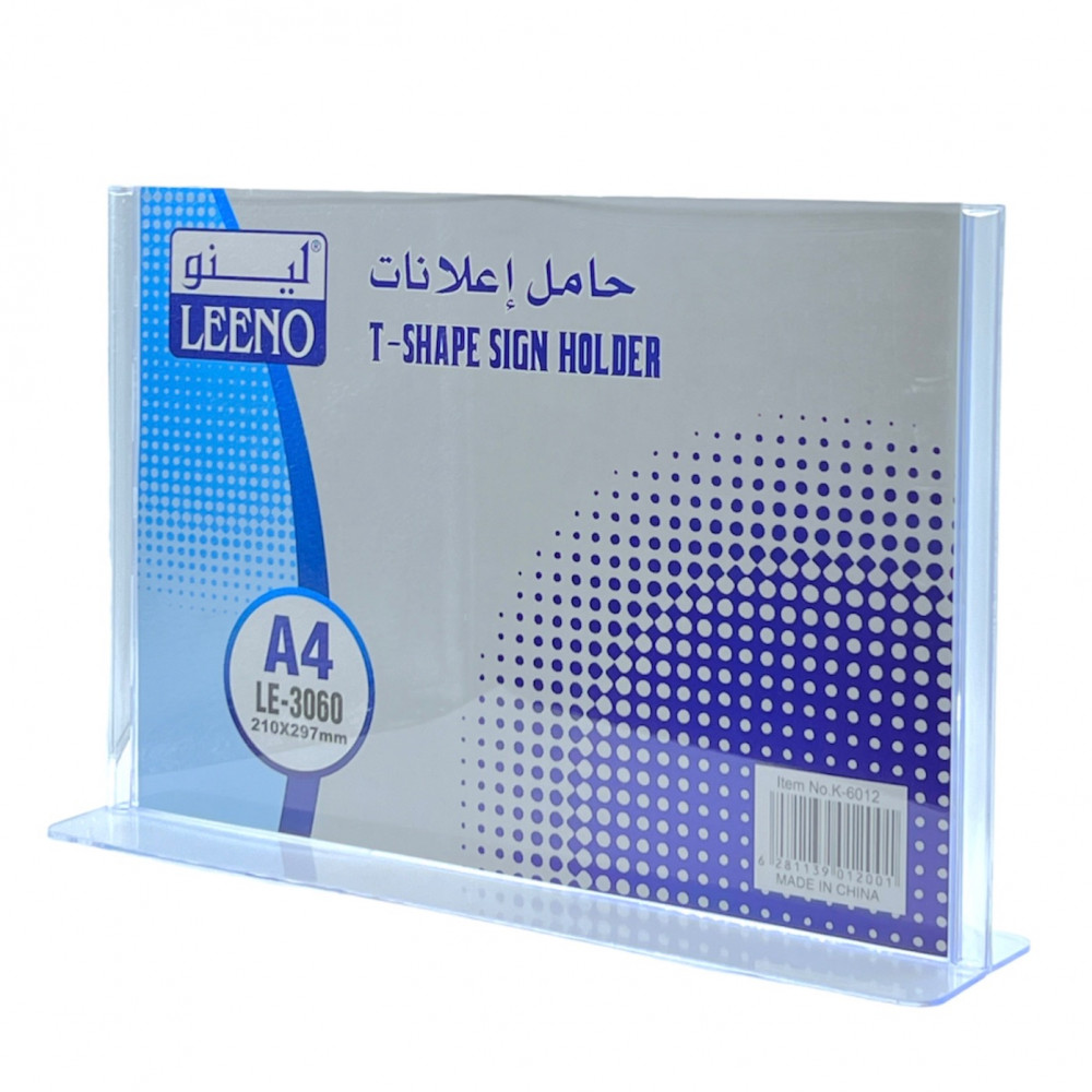 L-Shape Sign Holder A4 LE-3041