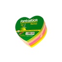 FantaStick - Sticky Notes Colorful Heart Shape