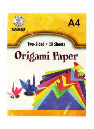Origami Paper Color A4 Two sided Sadaf
