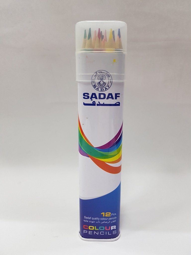 SADAF COLOUR PENCILS 12 PCS  No.SDF-2317