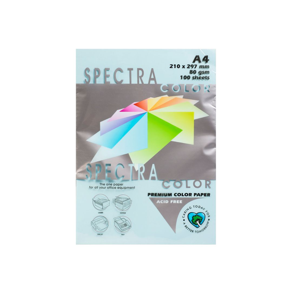 Spectra Color Papers A4 80 GSM 100 Sheets Ocean