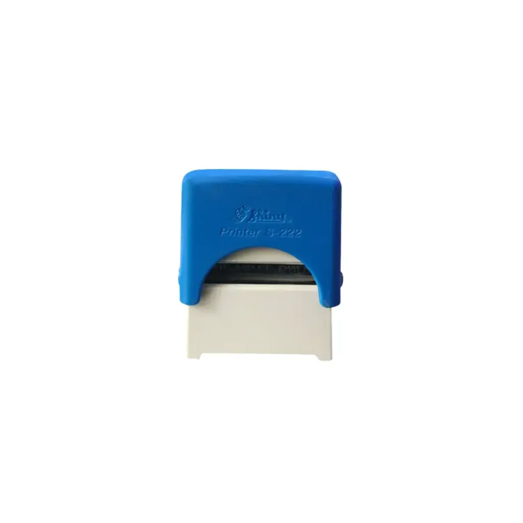 Stock Stamp Shiny Stamp Red Color S-222