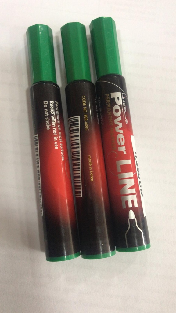 Lineplus - Permeant Marker Power Line Green  