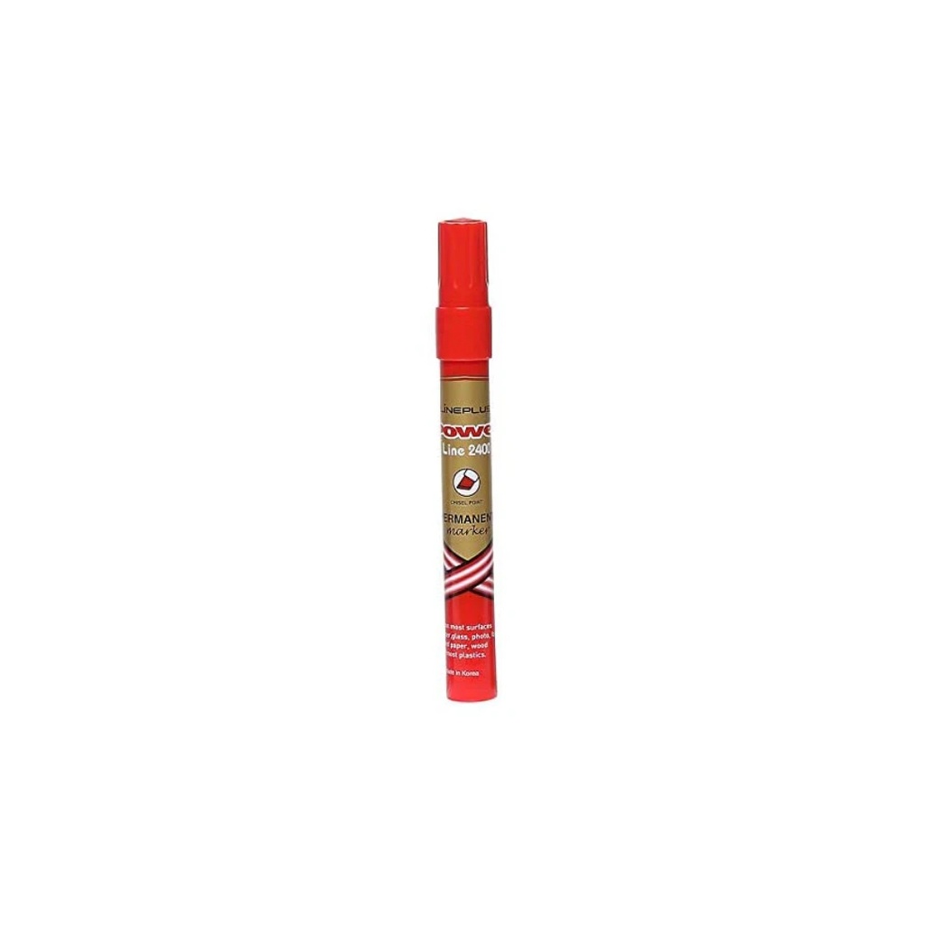 Lineplus Power Pen 2400 Permanent Marker Red 1 Piece