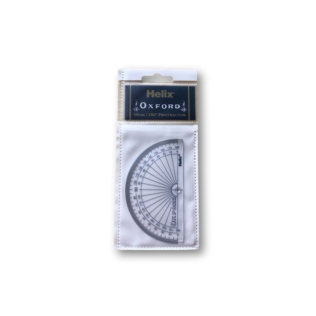 Helix Oxford Protractor 10cm/180