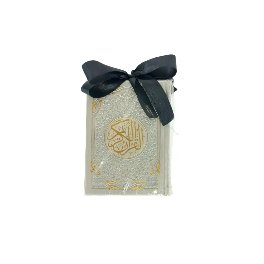 The Holy Quran colored - Grey color, 17 x 12 cm