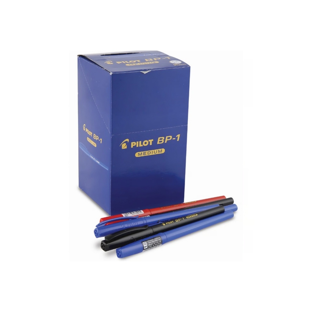 Pilot BP-1 Medium Blue Pen Box/50pc No.BP1-MS50