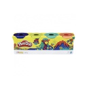 Play-Doh Wild Color Pack Of 4, 448 Grams