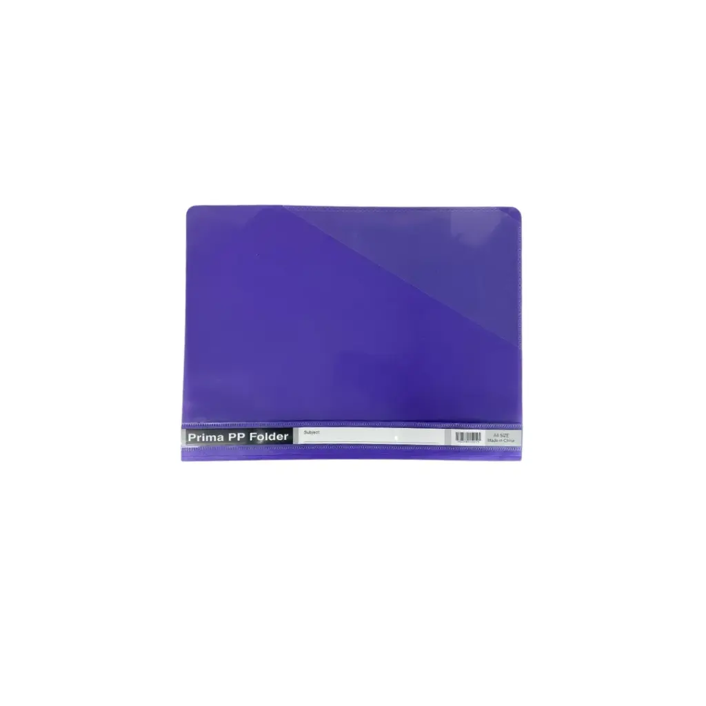 Prima PP Folder A4 Size Purple