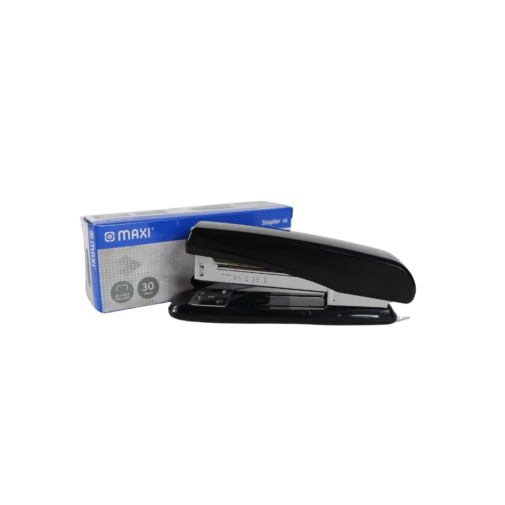 Maxi - Stapler 45 - 30sh Black 26/6 