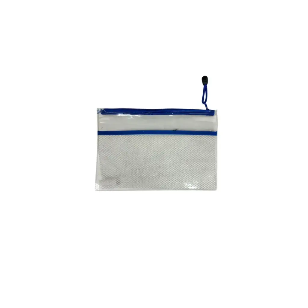 Zipper File Transparent Silicon small 27x17cm
