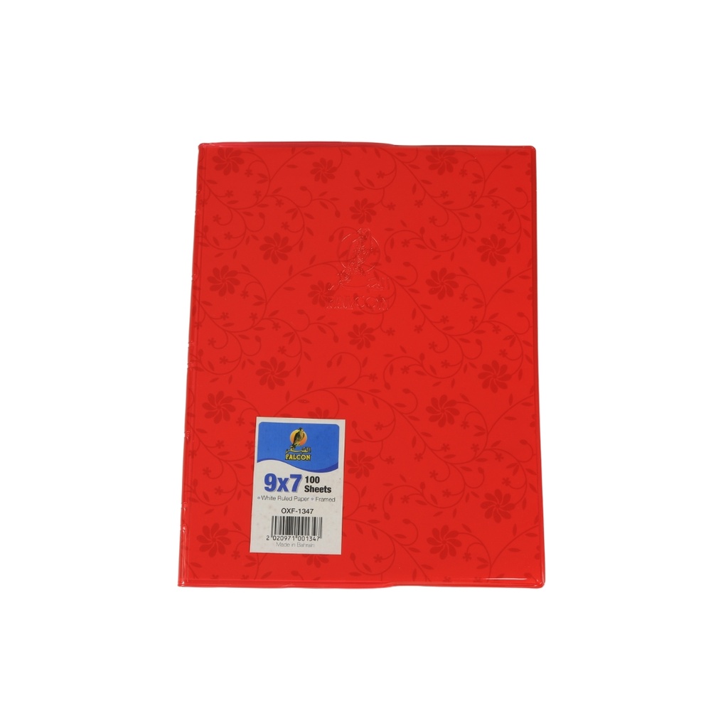 FALCON,Notebook,9X7,Transparent,100Sh,PVC,No.OXF-1347