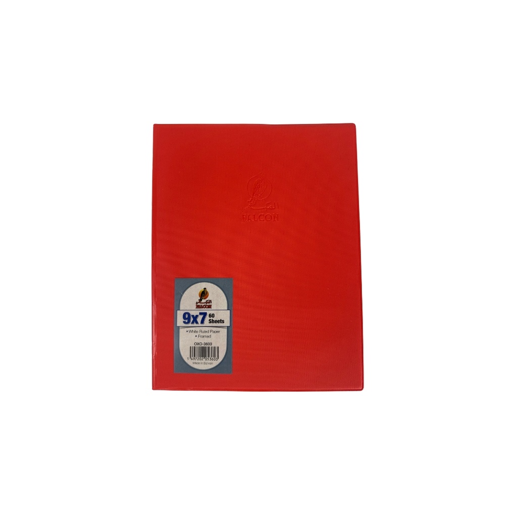 Falcon Notebook 9x7 60Sh 1Line solid
