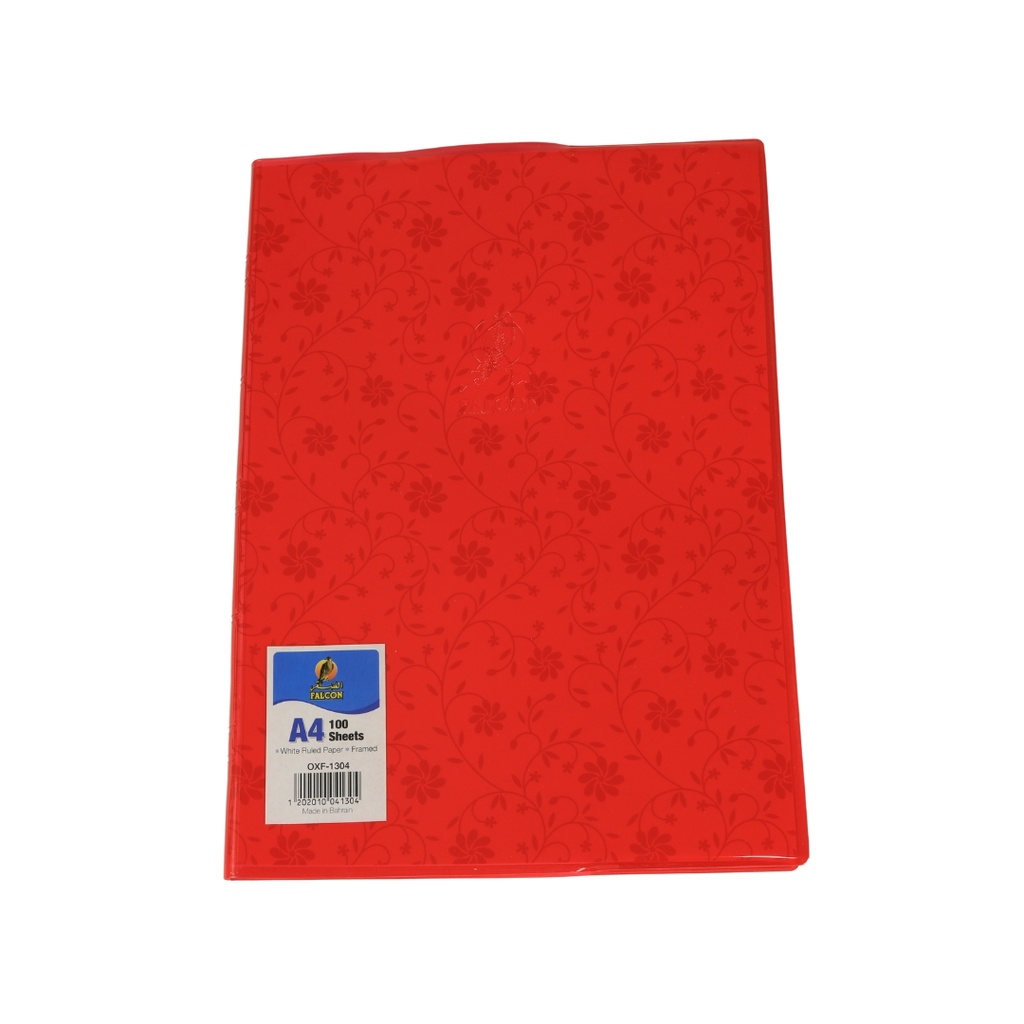 FALCON,Notebook, A4,Transparent,100Sh,PVC,No.OXF-1304