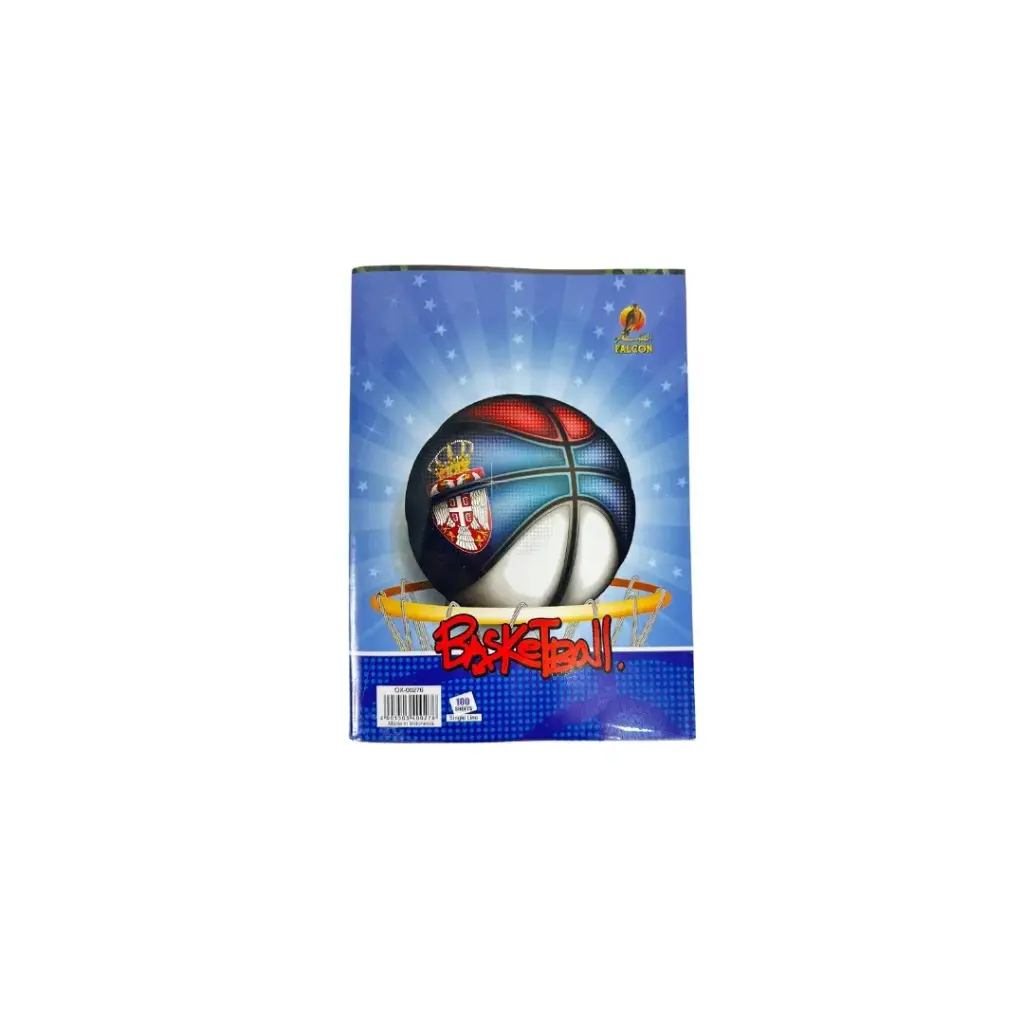 Falcon Notebook ,1Line,100Sh,8x6,PVC Soft OX-00276