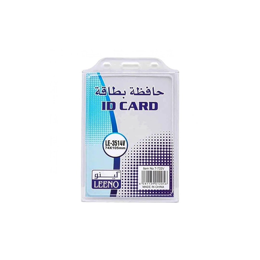 Leeno ID Card Holder Acrylic 105x74mm